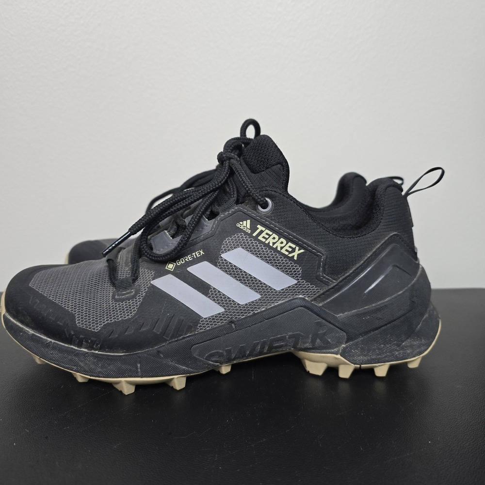 Adidas Shoes Womens Size 8.5 Black Terrex Swift R3 GTX Gore-Tex Hiking Sneakers - Picture 3 of 11